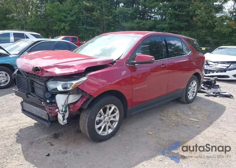 2018 Chevrolet Equinox Lt из США, поврежденный, VIN 3GNAXJEV7JL385854